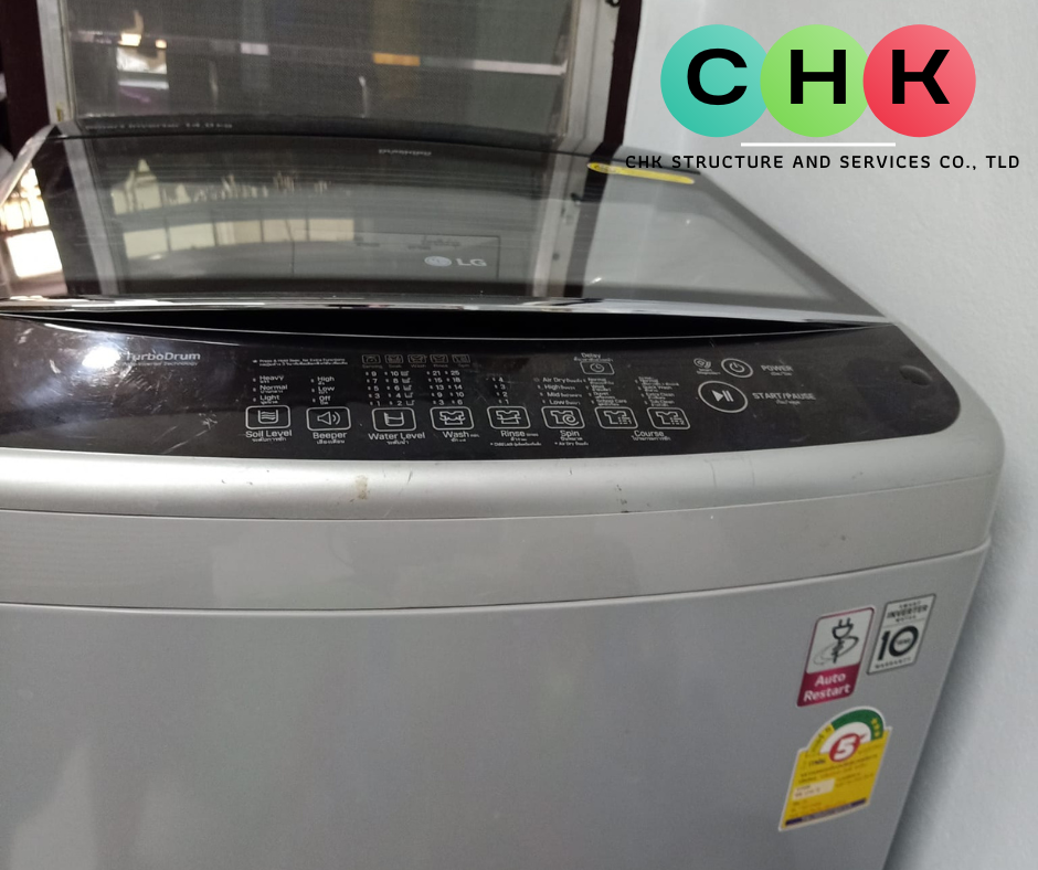 Home pickup washing machine repair in koh samui by chk company CHK